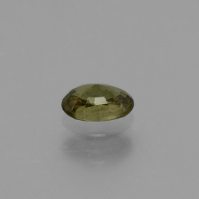 Granato cangiante naturale giallo da 0,63 ct, taglio ovale, VS