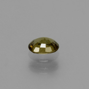 Granato cangiante naturale giallo da 0,62 ct, taglio ovale, VS