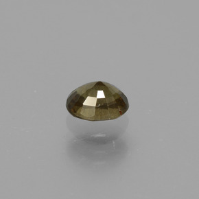 Granato cangiante naturale giallo da 0,57 ct, taglio ovale, VS