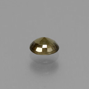 Granato cangiante naturale giallo da 0,66 ct, taglio ovale, VS