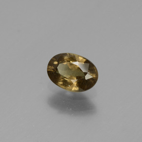Granato cangiante Marrone verdastro a rosa rossa naturale da 0.62 ct, Taglio ovale, VS