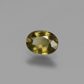 Granato cangiante naturale multicolore da 0,73 ct, taglio ovale, VS