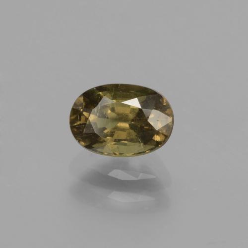 Granato cangiante naturale marrone da 0,96 ct, taglio ovale, VS-SI