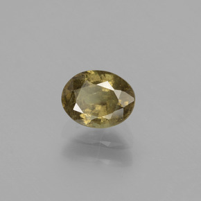 Granato cangiante ombra marrone naturale da 0.80 ct, Taglio ovale, VS-SI