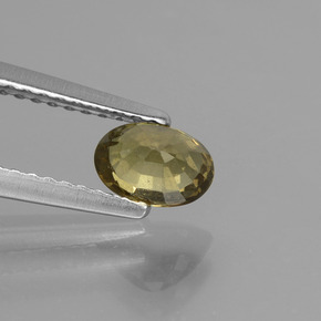 Granato cangiante naturale multicolore da 0,75 ct, taglio ovale, VS