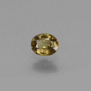 Granato cangiante Marrone verdastro a rosa rossa naturale da 0.48 ct, Taglio ovale, VS
