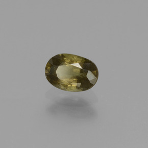 Granato cangiante naturale cangiante da 0,62 ct, taglio ovale, VS