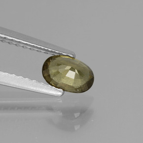 Granato cangiante naturale cangiante da 0,62 ct, taglio ovale, VS