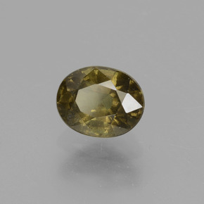 Granato cangiante naturale multicolore da 1,36 ct, taglio ovale, VS-SI