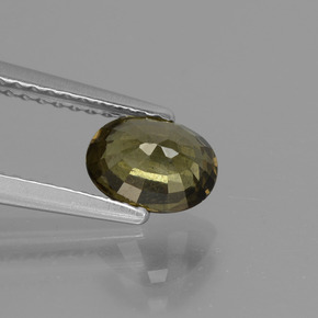 Granato cangiante naturale cangiante da 1,13 ct, taglio ovale, VS-SI