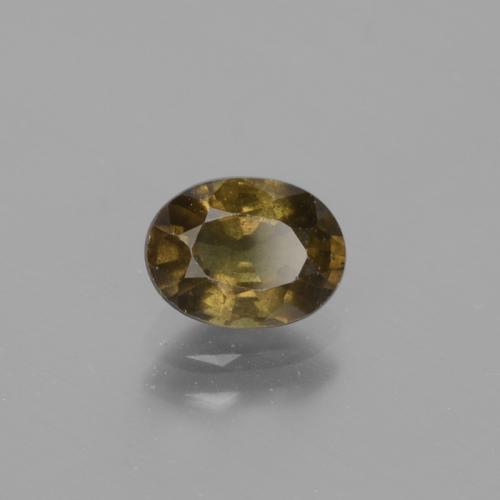 Granato cangiante naturale marrone da 1,32 ct, taglio ovale, VS-SI