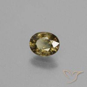 Granato cangiante Marrone medio-scuro naturale da 0.85 ct, Ovale, VS-SI