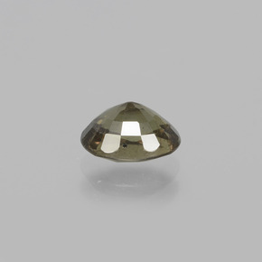 Granato cangiante Marrone scuro naturale da 0.98 ct, Taglio ovale, VS