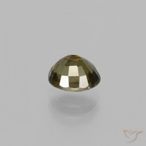 Granato cangiante naturale marrone da 1,33 ct, taglio ovale, VS-SI