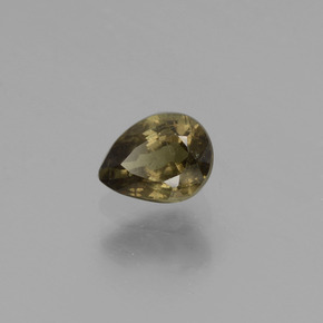 Granato cangiante naturale multicolore da 0,48 ct, taglio a pera, VS