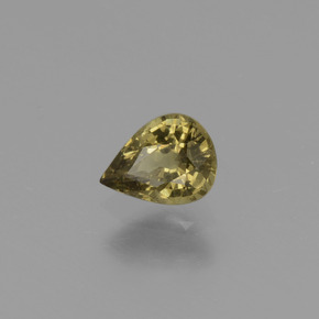Granato cangiante naturale multicolore da 0,42 ct, taglio a pera, VS