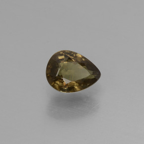 Granato cangiante Marrone verdastro a rosa rossa naturale da 0.50 ct, Forma a pera, VS