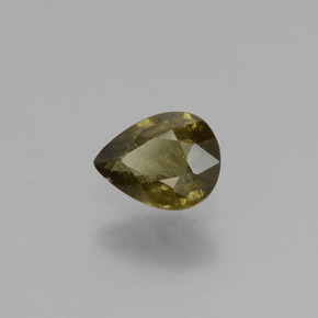 Granato cangiante naturale multicolore da 0,50 ct, taglio a pera, VS