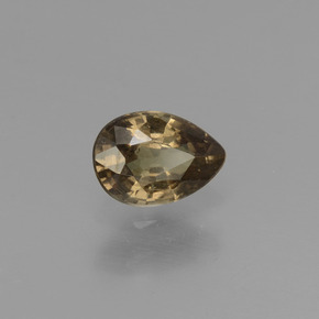 Granato cangiante naturale multicolore da 0,52 ct, taglio a pera, VS