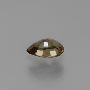 Granato cangiante naturale multicolore da 0,52 ct, taglio a pera, VS
