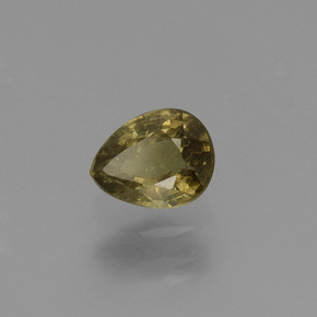 Granato cangiante naturale multicolore da 0,59 ct, taglio a pera, VS-SI