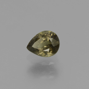 Granato cangiante naturale multicolore da 0,52 ct, taglio a pera, VS