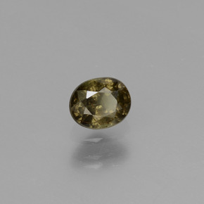 Granato cangiante naturale multicolore da 0,53 ct, taglio ovale, VS