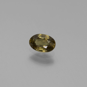 Granato cangiante naturale multicolore da 0,54 ct, taglio ovale, VS