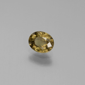 Granato cangiante Verde a Rosso-Rosa naturale da 0.68 ct, Taglio ovale, VS