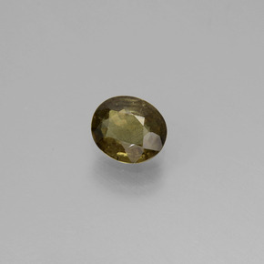 Granato cangiante Verde a Rosso-Rosa naturale da 0.49 ct, Taglio ovale, VS