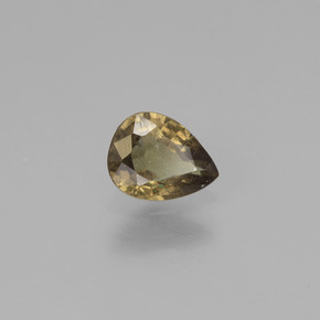 Granato cangiante Verde a Rosso-Rosa naturale da 0.73 ct, Forma a pera, VS