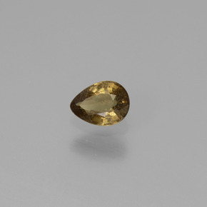 Granato cangiante naturale multicolore da 0,46 ct, taglio a pera, VS