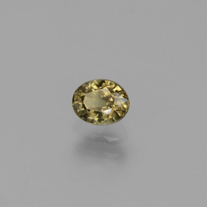 Granato cangiante Verde a Rosso-Rosa naturale da 0.62 ct, Taglio ovale, VS