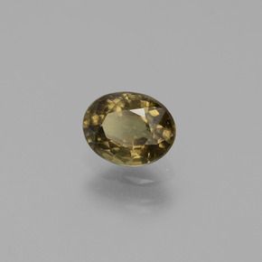 Granato cangiante Verde a Rosso-Rosa naturale da 1.04 ct, Taglio ovale, VS