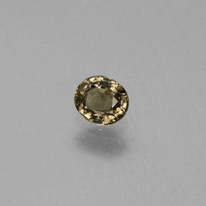 Granato cangiante Verde a Rosso-Rosa naturale da 0.53 ct, Taglio ovale, VS