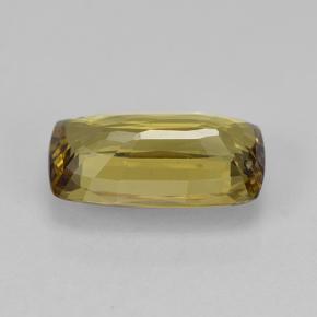 Granato cangiante naturale dorato da 1,37 ct, taglio a cuscino, VVS-VS