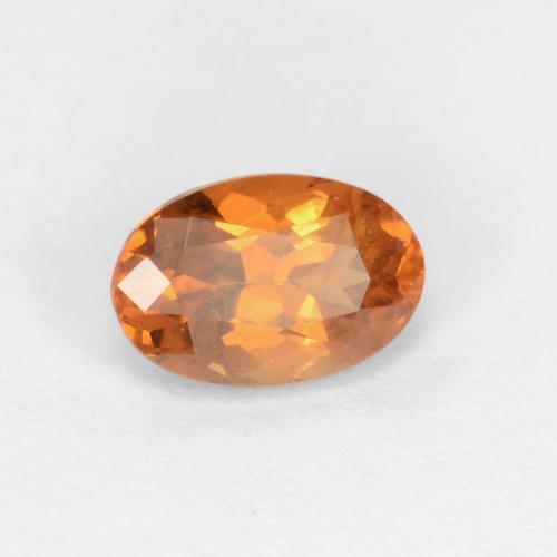 Granato cangiante naturale marrone da 0,61 ct, taglio ovale, VS