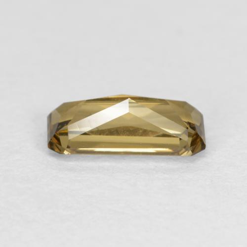 Granato cangiante Giallo medio naturale da 0.66 ct, Taglio smeraldo, VS