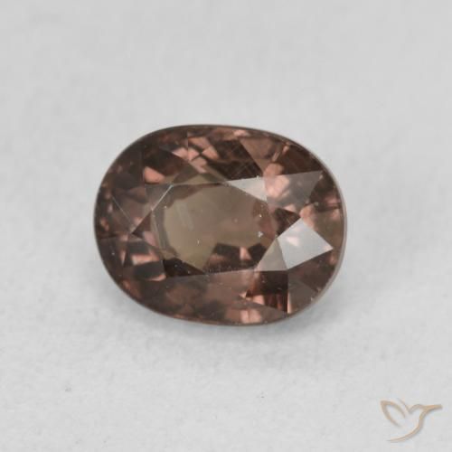 Granato cangiante Marrone Chiaro Medio naturale da 1.57 ct, Ovale, VVS-VS