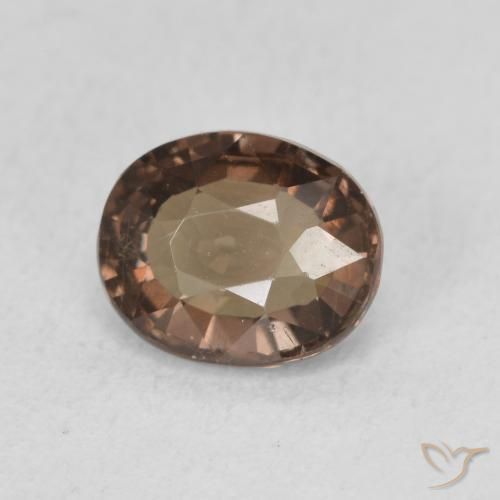 Granato cangiante Marrone Chiaro Medio naturale da 1.38 ct, Ovale, VVS-VS