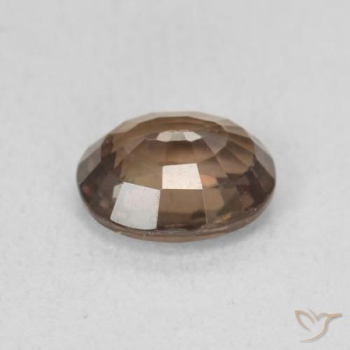 Granato cangiante Marrone Chiaro Medio naturale da 1.38 ct, Ovale, VVS-VS