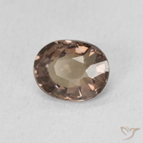 Granato cangiante Marrone Chiaro Medio naturale da 1.05 ct, Ovale, VVS-VS