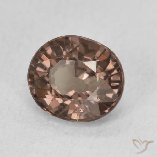 Granato cangiante Marrone Chiaro Medio naturale da 1.24 ct, Ovale, VVS-VS
