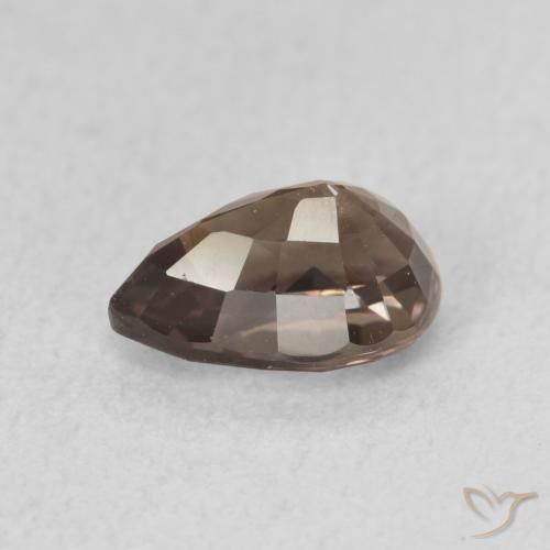 Granato cangiante Marrone Chiaro Medio naturale da 1.28 ct, Forma a pera, VS