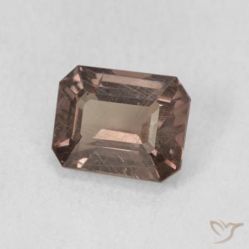 Granato cangiante Marrone Chiaro Medio naturale da 1.18 ct, Ottagonale / Taglio smeraldo, VS