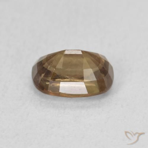 Granato cangiante Marrone scuro naturale da 1.08 ct, Ovale, VS
