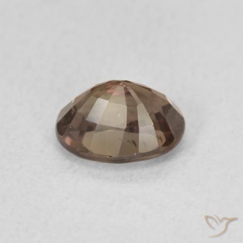 Granato cangiante Marrone Chiaro Medio naturale da 1.25 ct, Ovale, VS