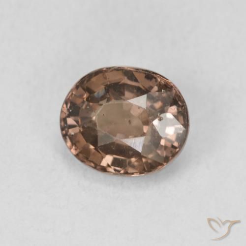 Granato cangiante Marrone Chiaro Medio naturale da 1.37 ct, Ovale, VS