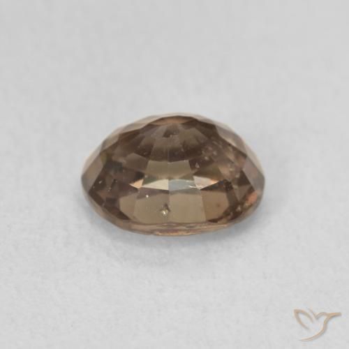 Granato cangiante Marrone Chiaro Medio naturale da 1.37 ct, Ovale, VS