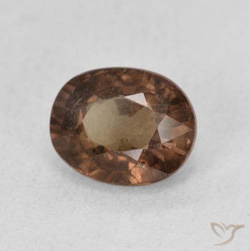 Granato cangiante Marrone scuro naturale da 1.89 ct, Ovale, VS